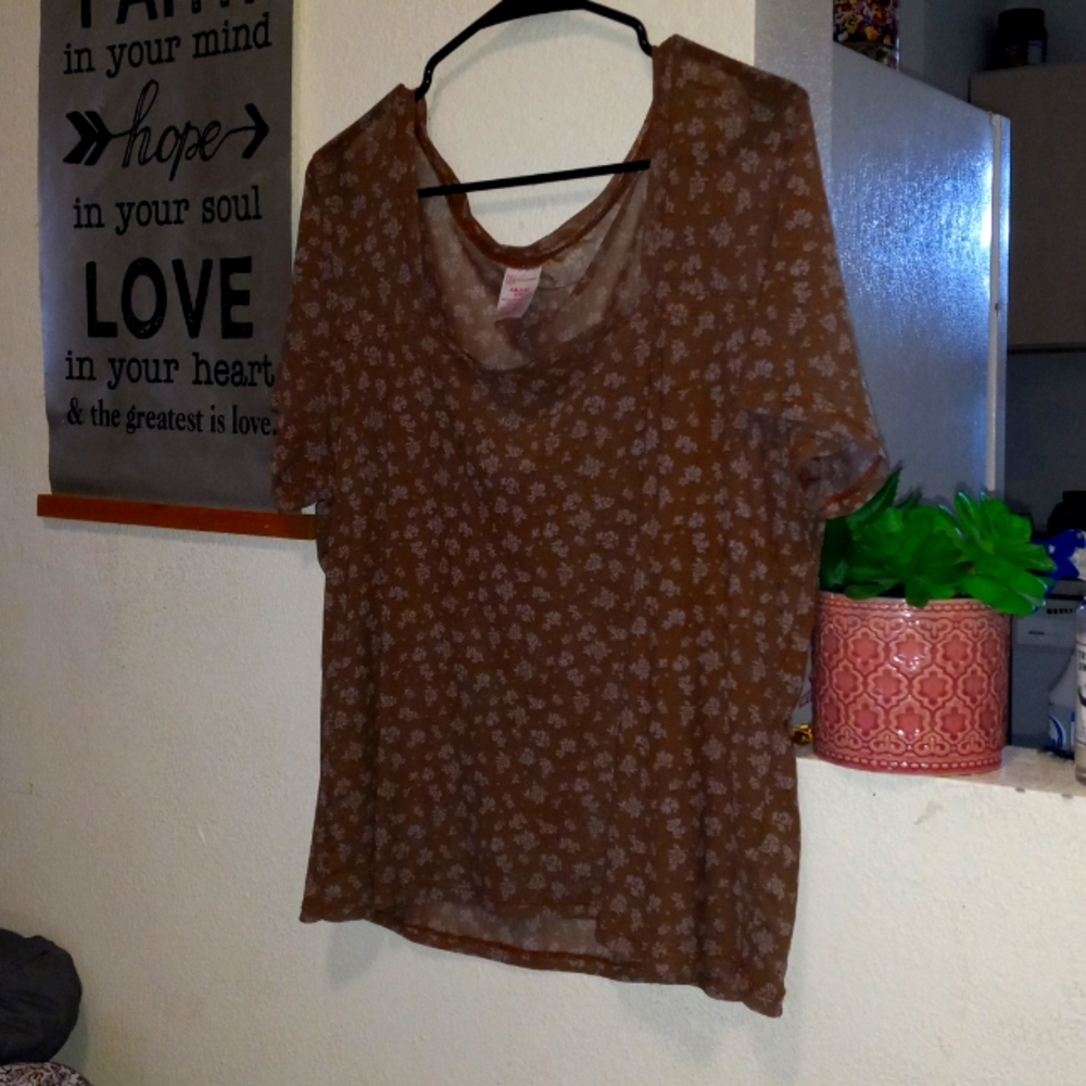 Sheer shirt